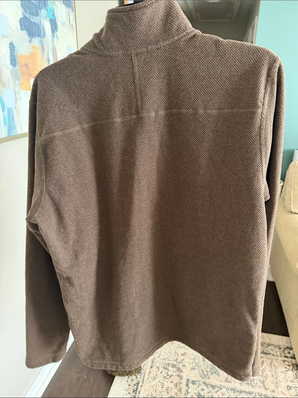 The North Face Brown Half-Zip Pullover Sweater